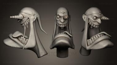 Busts of heroes and monsters (BUSTH_0442) 3D model for CNC machine
